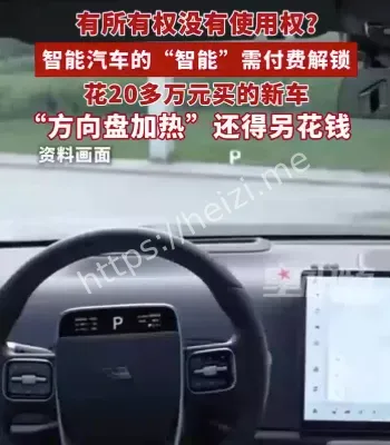 20万买车方向盘加热还得花钱